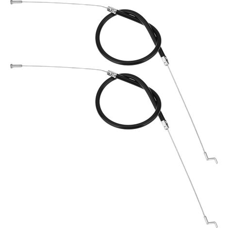 Lot de 2 Câbles d'accélérateur, 48,5 cm, Acier et Plastique, Pour Tondeuse Stihl FS90 FS100 (1/5)