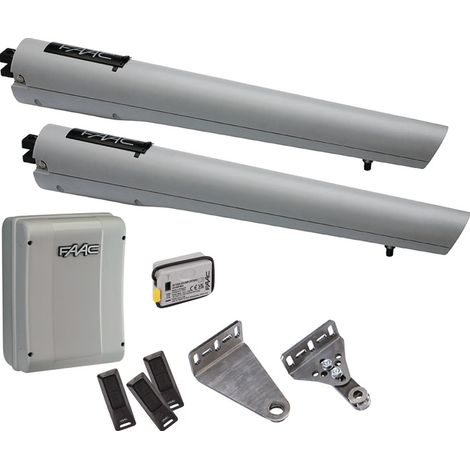 FAAC Drehtorantrieb Handy-Kit 24V 2-flüglig Flügelbreite max. 230 cmGesamthub 350 bzw. 390 mm