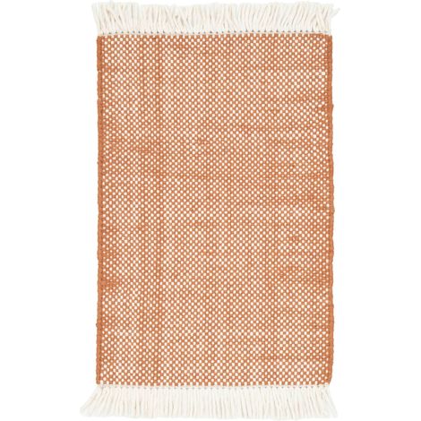 VIVARAISE - Tapis Vivaraise Xenia en laine marron - 170 x 120 cm (1/5)