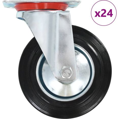 24 Stk. Lenkrollen 160 mm