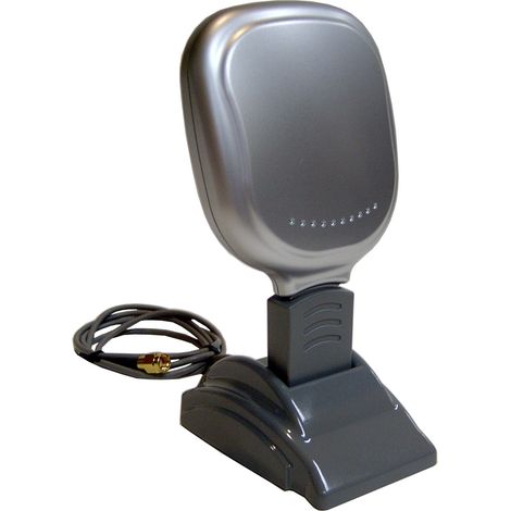 BeMatik - panneau d"antenne WiFi plat magnétique directionnel 6 dBi 2,4 GHz (1/3)