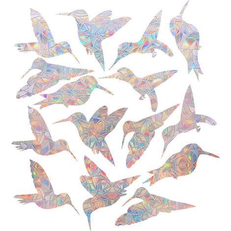 Autocollants statiques anti-collision pour vitres, protègent contre les collisions d'oiseaux et empêchent les oiseaux de percuter les fenêtres. (1/5)
