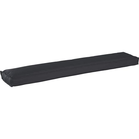 Coussin de palette Noir 200 x 40 x 8 cm Tissu Oxford (1/5)