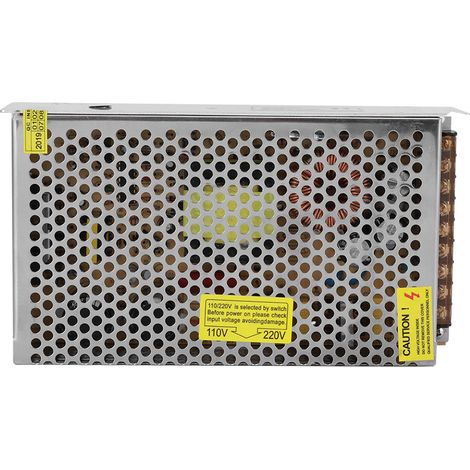 Adaptateur de pilote d'alimentation à découpage, alliage d'aluminium, DC48V, bande lumineuse d'écran LED, imprimante 3D S-240-48 (48V/5A/240W), AC110/220V±15%. (1/5)