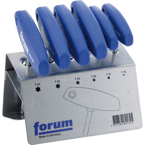 Tournevis Torx à poignée en TT 10-40 dans le support (1/2)