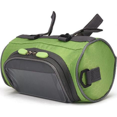 Sac vert grande capacité, pliable et imperméable, idéal pour le VTT et les téléphones portables - (1/5)