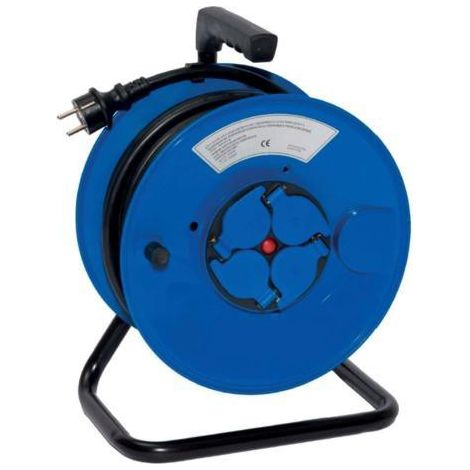 Enrouleur électrique 4 prises - 40m de câble HO7RNF 3G2,5 - Ceba - BAT106E