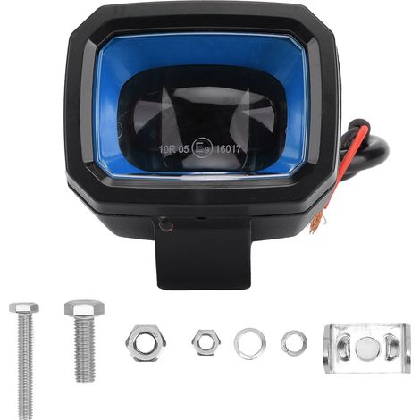 Ortviai Feu de Sécurité pour Chariot Élévateur 7303S LED Bleu 6000K en Alliage d’Aluminium 12 V