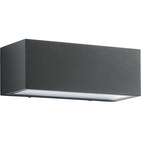 "Applique da esterno LED TWIN antracite con luce biemissione 40W 4000K 30 cm."