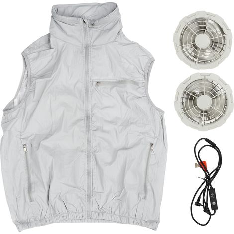 Gilet Refroidissant Ventilateur Polyester XXL Travail Extérieur (1/5)