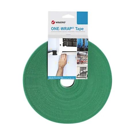 Velcro One Wrap Tape presilla Velcro cable tie Polipropileno (PP) Verde 1 pieza(s)