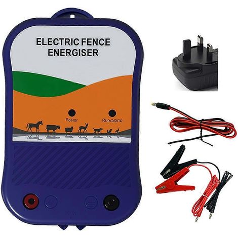 Électrificateur de clôture électrique 12 V - Chargeur - Protection du bétail (moutons, chevaux, chèvres, animaux de compagnie) - Prise B (1/5)