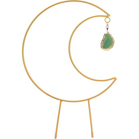 Support pour plantes grimpantes, treillis en fer pour plantes grimpantes, support en forme de lune (1/5)