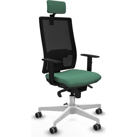 Piqueras y Crespo Horna Chaise de bureau vert émeraude (1/3)