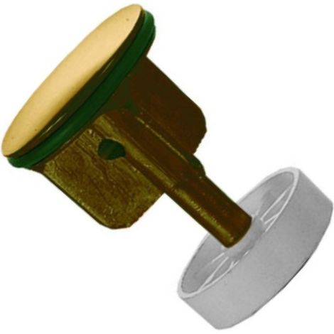 Schläfer 40510216 Tappo Saltarello Universale Scarico piletta 1"1/4 del Lavandino Bagno, Bidet, Vasca, Diametro Ø 4 cm, altezza - 6/8 cm, con filtro ferma capelli, Finitura Bronzo vecchio Ottone (1/5)