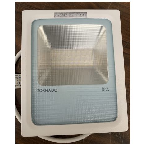 Projecteur extérieur Led 20W blanc sans détection 150X234X53mm 4000K 1600lm 230V 120° IP65 IK08 TORNADO TRAJECTOIRE 003725 (1/2)