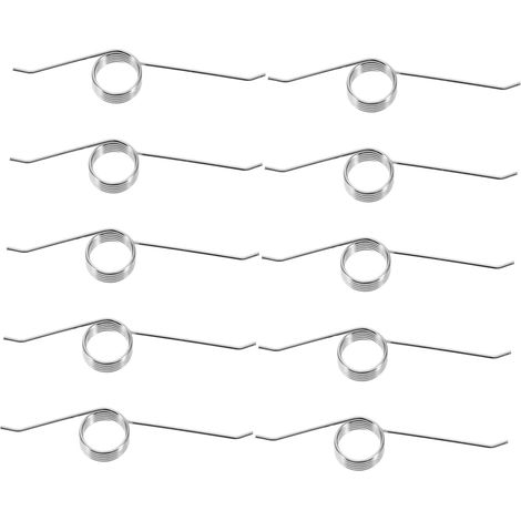 Kit de 10 Ressorts de Torsion en Métal 0,6x7 Mm pour Pédale de Poubelle, Pièces de Rechange Solide pour Ouverture Manuelle du Couvercle, Usage Domestique et Camping, Bricolage (1/5)