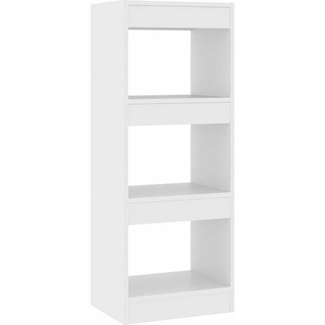 Maison Exclusive - Bücherregal/Raumteiler Weiß 40x30x103 cm Holzw (1/5)