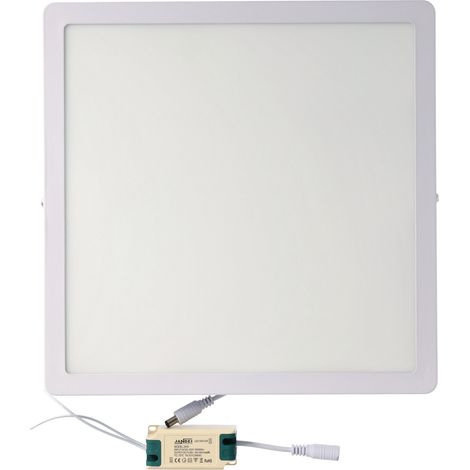 Jandei - Downlight led 24W 4200ºK cuadrado superficie blanco Plafon LED