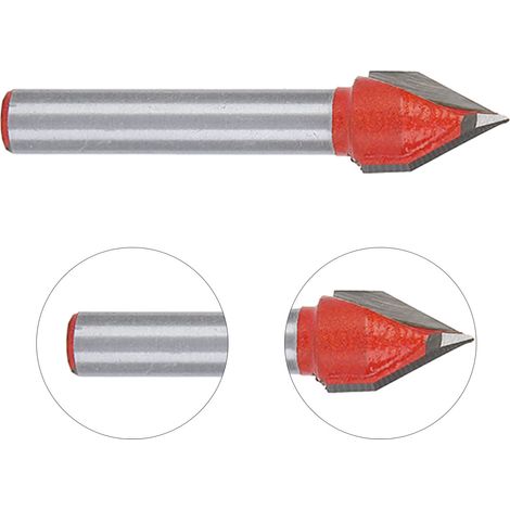 3D-Messer mit 60-Grad-Schnitt, V-förmige Klinge, 6 x 10 mm (1/5)