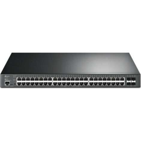 Tp-link Tl-sg3452xp Jetstream Poe Switch Gestionado L2+ Gigabit Ethernet (10/100/1000) Energía Sobre Ethernet (poe) 1u Negro (1/3)