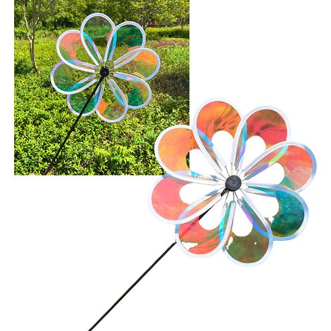 Windspiel zum Selbermachen für den Garten  Rotierender Windspinner  Lernspielzeug für Kinder