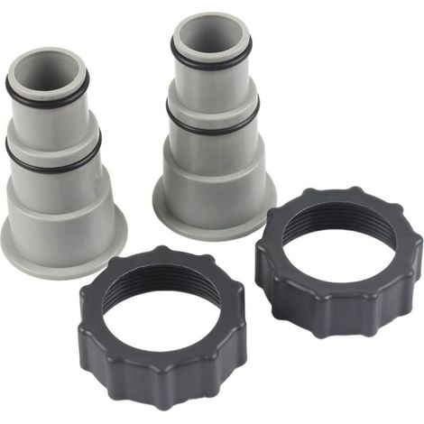 Adaptateur de tuyau de rechange de type A pour pompe Intex Fit ARU à raccord fileté, lot de 2 pièces (1/5)
