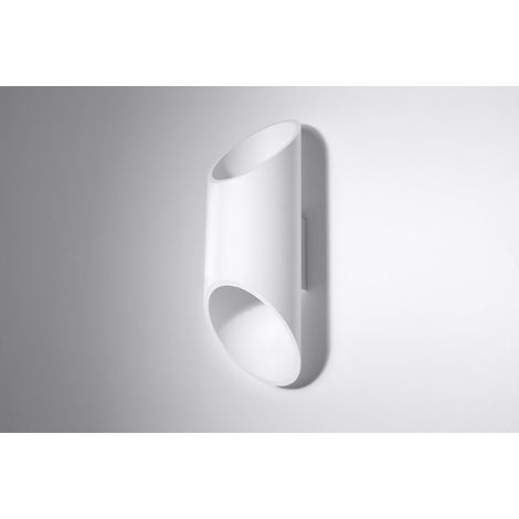 Wandlampe Up & Down Spot Weiß H:30cm Ø10cm NIXON