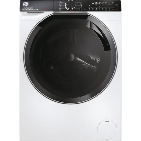 Hoover H7W 412MBC8-S H-Wash 700 Lavatrice Frontale 12 Kg 1400 rpm Classe A Inverter Vapore Wi-Fi (85x60x67 cm) colore Bianco