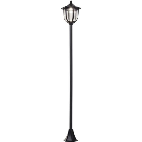 Lanterne solaire LED Outsunny pour jardin, lanterne en plastique, éclairage extérieur pour une utilisation intérieure et extérieure, hauteur 177 cm, 30/60 lumens, idéale pour la décoration de jardin e (1/4)