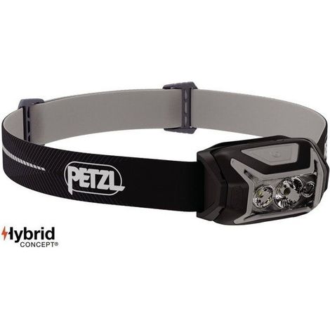 L谩mpara frontal PETZL ACTIK CORE negra recargable USB-C 625 l煤menes