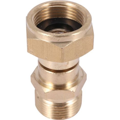 Joint Pivotant pour Laveuse à Pression, Raccord Sans de Tuyau, MéTrique Anti-Torsion M22 14 Mm, 3000 Psi (1/4)