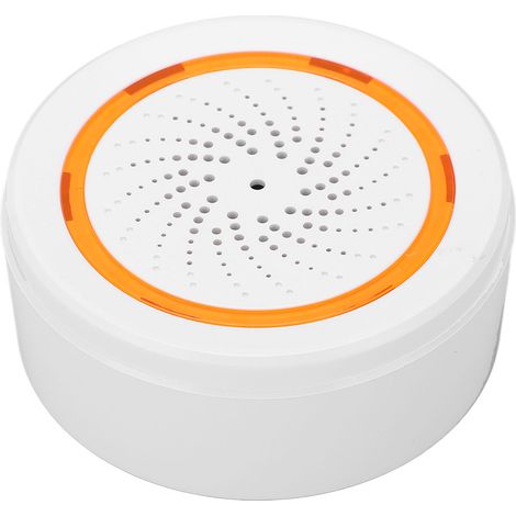 Alarme sonore et lumineuse intelligente 2,4 GHz avec télécommande sans fil via application mobile (compatible ZigBee) pour la maison. (1/5)