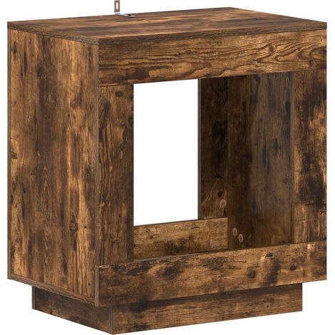 Maison Exclusive - Beistelltisch Geräucherte Eiche 60 x 40 x 65 c