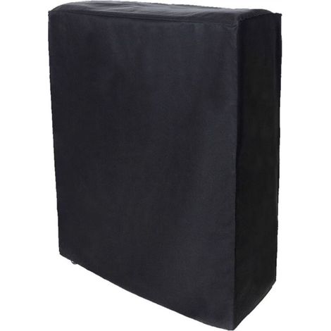 Dustproof Cover for Folding Bed, Black Portable Folding Bed Cover, Beach Chair/Garden Folding Bed for Indoor and Outdoor Use (1/5)