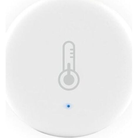 Capteur de température et d’humidité sans fil, compatible Tuya et Smart Life, design rond compact, affichage précis en temps réel, idéal pour maison intelligente, bureau et serre (1/4)