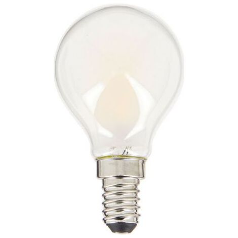 Ampoule LED dimmable matée P45 à filament, culot E14, 470 lm, température de couleur 2700 K, lumière chaude et ambiance rétro (1/5)