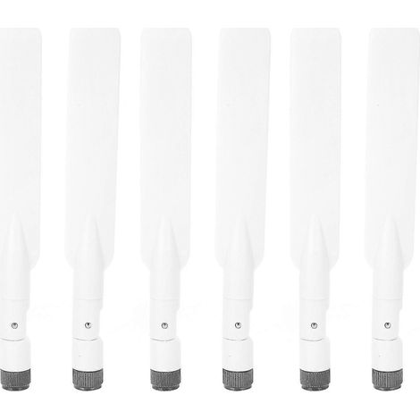 6 antennes WiFi double bande 2,4 GHz/5 GHz 5 dBi 700/2700 MHz RPSMA pour routeur réseau sans fil - YM (1/5)