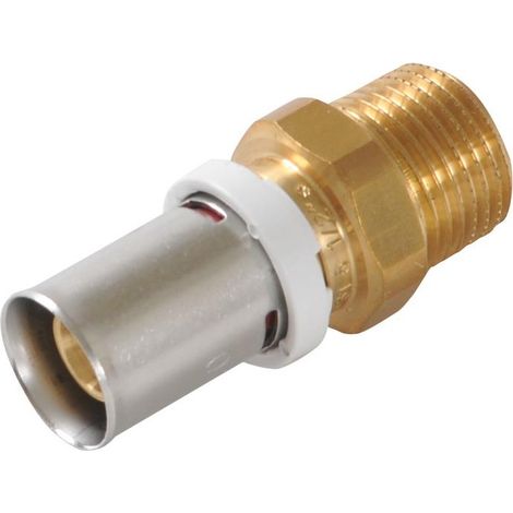 NICOLL Raccord multicouche Manchon à sertir fluxo Mâle Ø26-3/4"