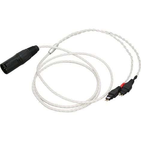 Câble de remplacement XLR 4 broches pour Sennheiser HD580 HD600 HD650, 1.2m, stéréo gauche/droit (1/5)