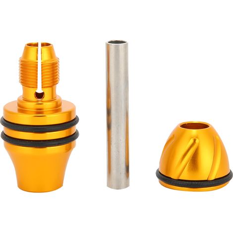 Manchon auto-bloquant 25mm en alliage doré pour barre d'aiguille de machine à tatouer, accessoire professionnel (1/5)