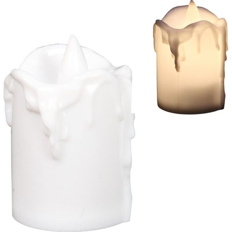 Candela a LED, alimentata a batteria, 6 cm (confezione da 2) (1/5)