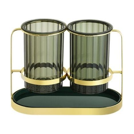 Vtizikl Porte-baguettes de stockage multifonctionnel, égouttoir à couverts de luxe, cuillère, fourchette, baguettes (1/5)