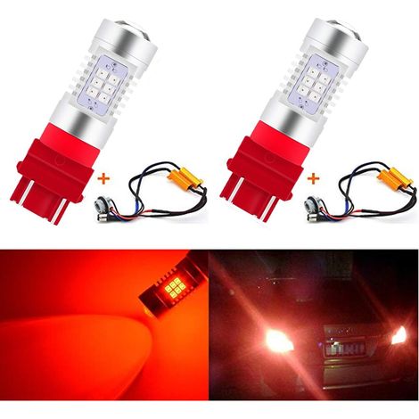 7056 1156 BA15S 1141 P21W - Ampoules blanches 2835 21SMD, haute puissance 80 W, 12 volts, pour clignotants, feux arrières (lot de 2)