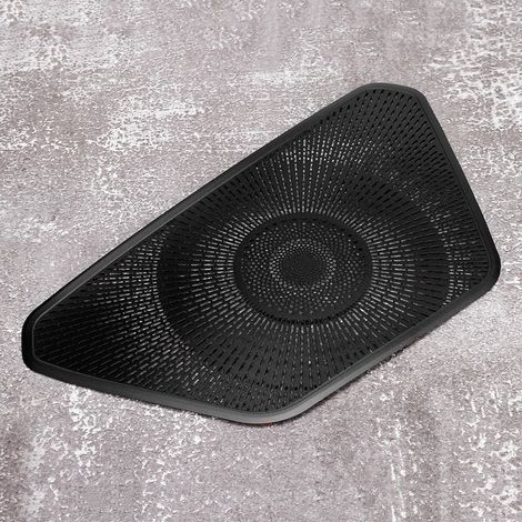 Cache-haut-parleur de console en alliage d'aluminium noir compatible avec BMW Série 3 G20 G28 2020 (1/5)