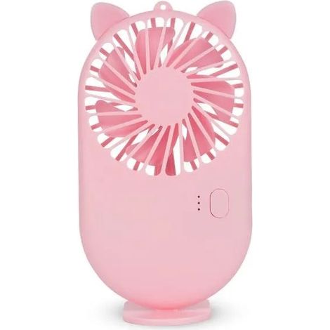 Mini ventilateur portable avec batterie de 800mAh. Support stand pour table. (1/4)
