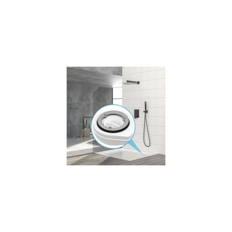 Panier de bonde pour receveur de douche — Accessoire de bonde rond en PP (1/5)