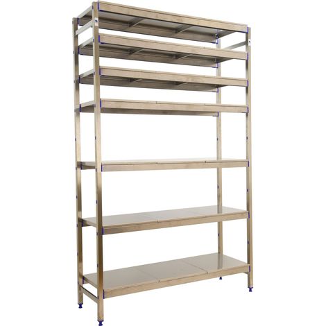 Simonrack Simoninox 7SS étagère métallique inox 7 niveaux