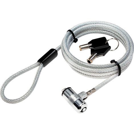 Cable antirrobo para portatil ultrafino con 2 llaves logilink (1/5)