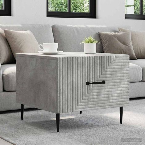 Teenpull – Couchtisch Betongrau 49 x 50 x 40 cm Holzwerkstoff (1/5)